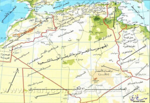 خريطة 1 300x207 - تنقل معنا بين معالم خريطة الجزائر