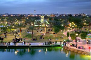 Salam Park Evening 300x200 - حقائق عن أشهر شوارع الرياض